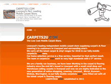 Tablet Screenshot of carpets2u.com